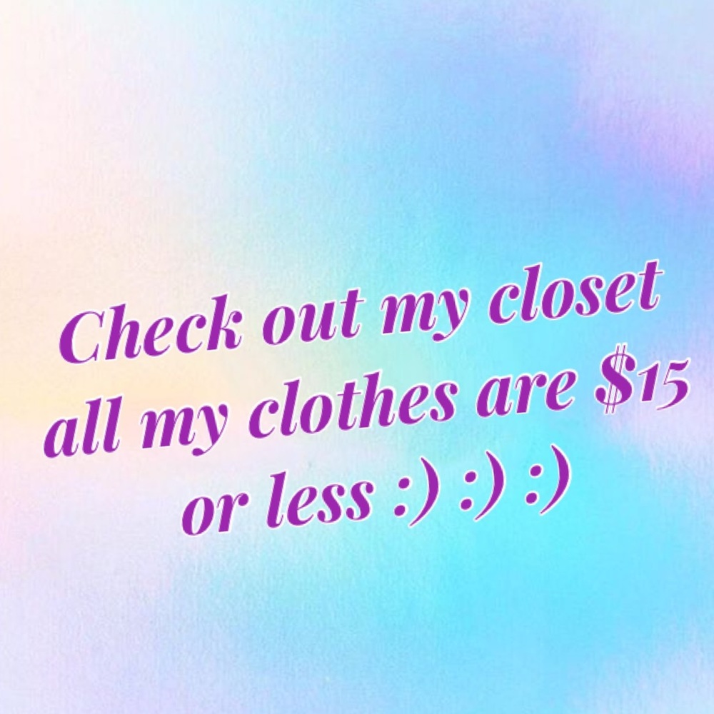 Check out my closet